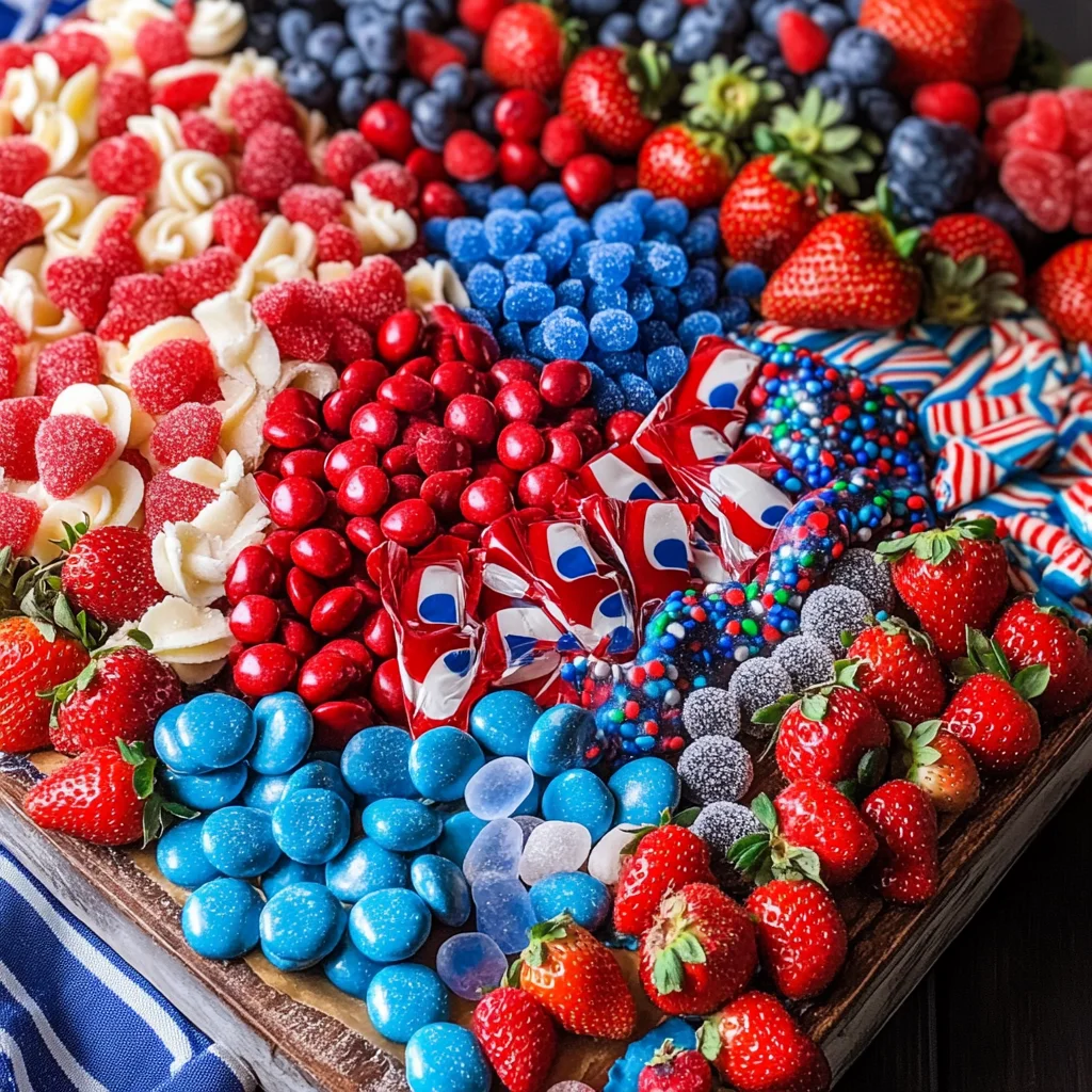 4th of July Sweet Charcuterie Board