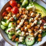 Crispy Chili Lime Garbanzo Beans Salad