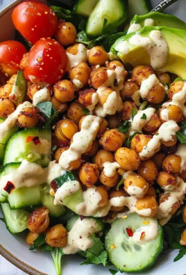 Crispy Chili Lime Garbanzo Beans Salad