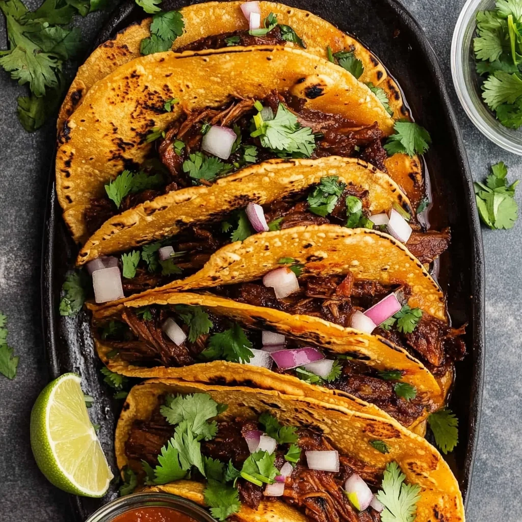 Crock Pot Birria Tacos