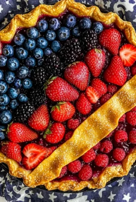 Easy American Mixed Berry Pie for the 4th of July