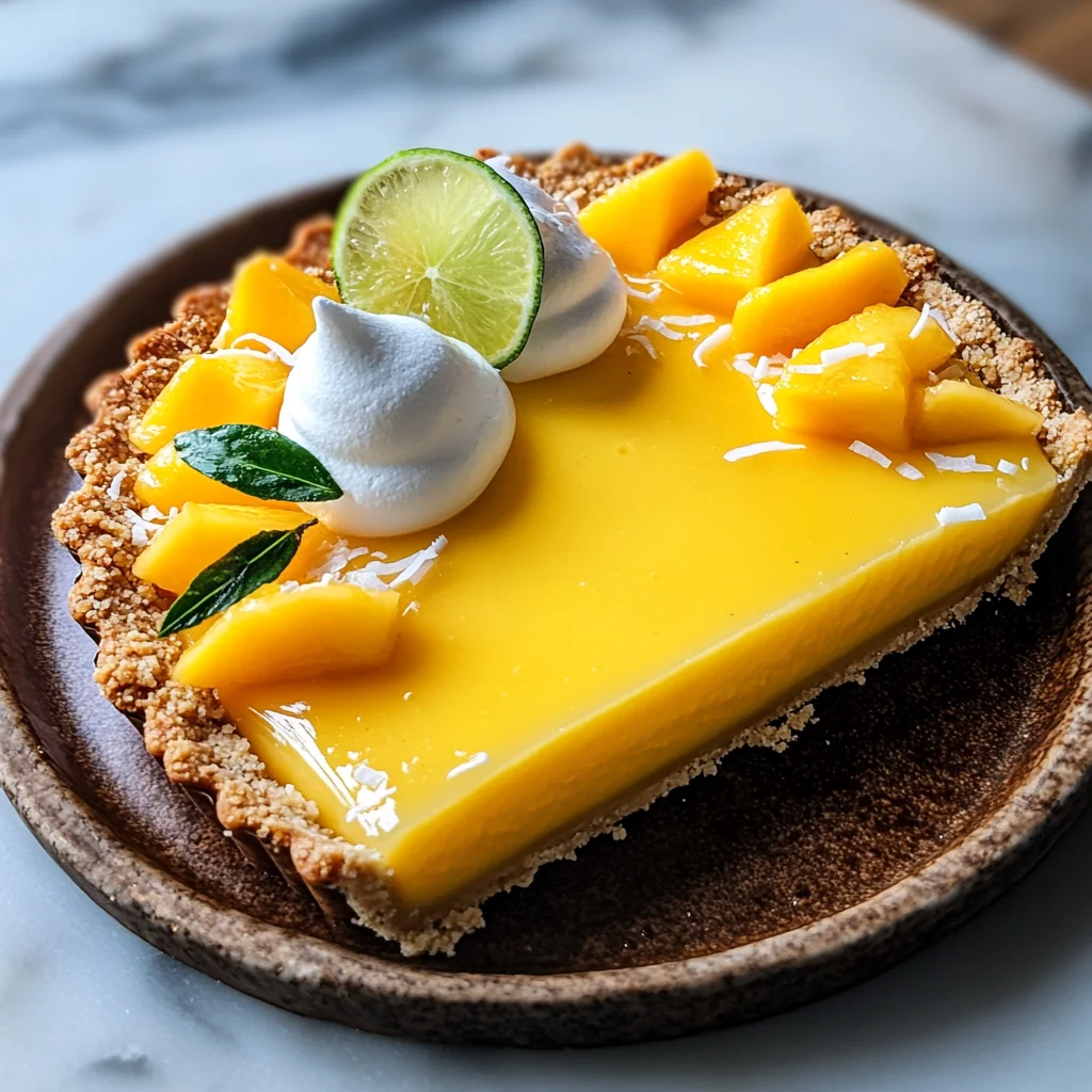 Mango Curd Tart Recipe