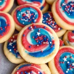 Patriotic Swirled Sugar Cookies