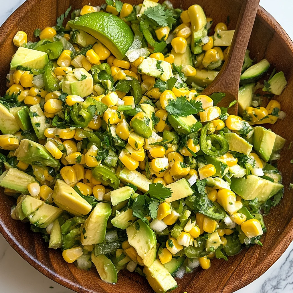 Sweet Corn Avocado Salad
