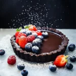 no-bake chocolate tart