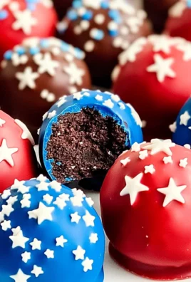 4th of July Oreo Cream Cheese Balls Recipe