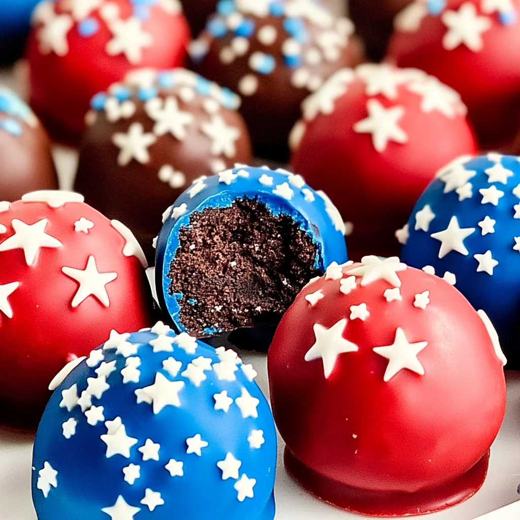 4th of July Oreo Cream Cheese Balls Recipe
