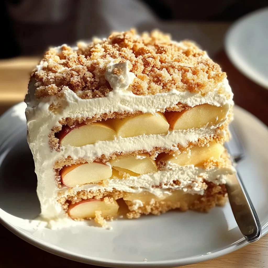 Apple Crumble Ice Cream Cake: An Incredible 7-Layer Fusion of Flavors