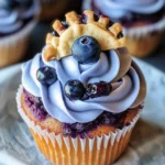 Blueberry Pie Cupcakes