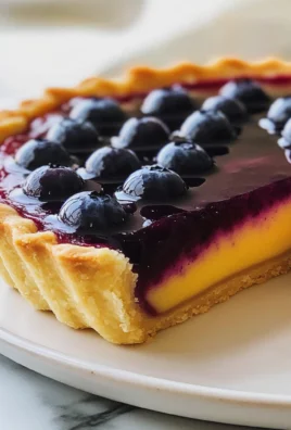 Blueberry–Lemon Curd Tart