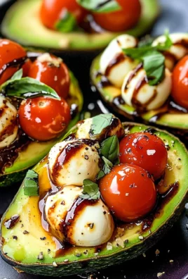 Caprese Stuffed Avocado