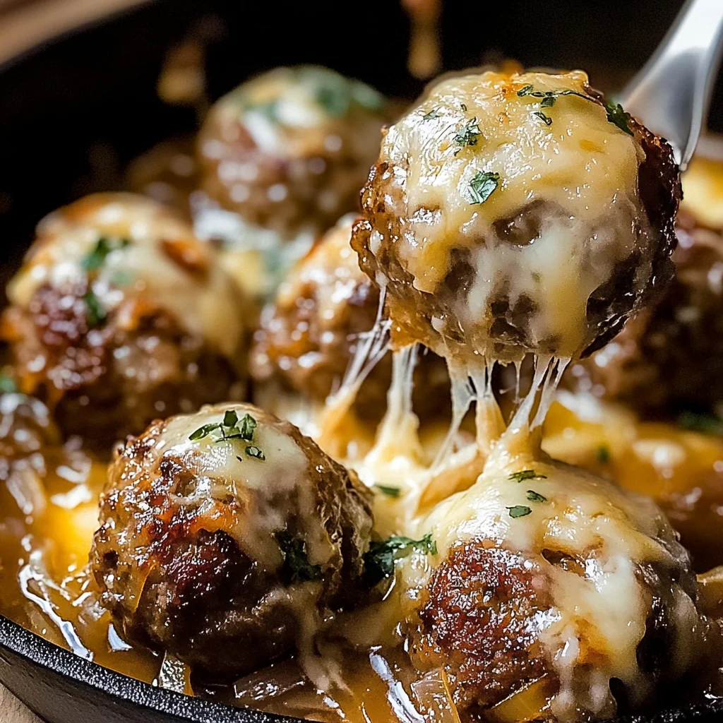 Cheesy French Onion Meatballs: The Ultimate Comfort Food Recipe
