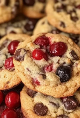 Cherry Chocolate Chip Cookies with Mocha Chips