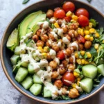 Crispy Chili Lime Garbanzo Beans Salad