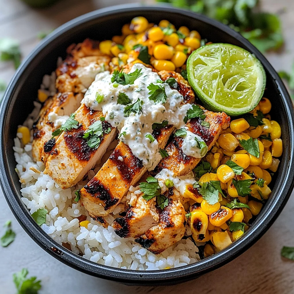Easy Street Corn Chicken Rice Bowl