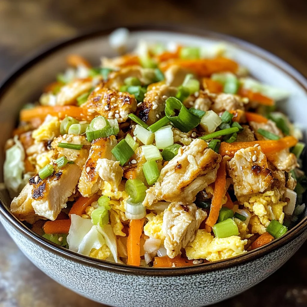 Gesunde Egg Roll in a Bowl