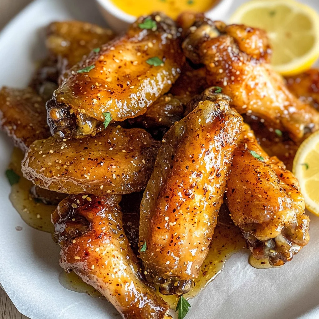Honey Lemon Pepper Wings