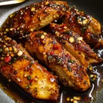 Hot Honey Baked Chicken Breasts 