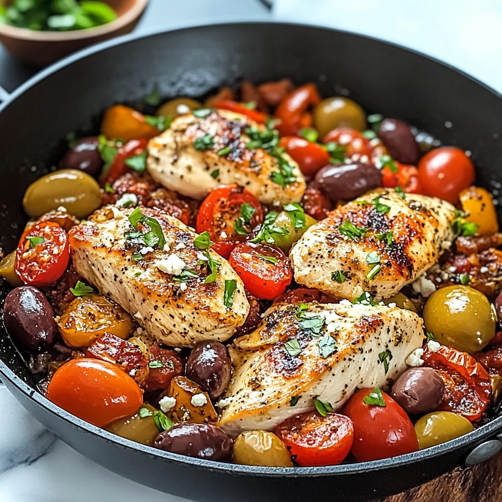 Mediterranean Chicken Skillet