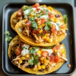 Mexican Rotisserie Chicken Tostadas
