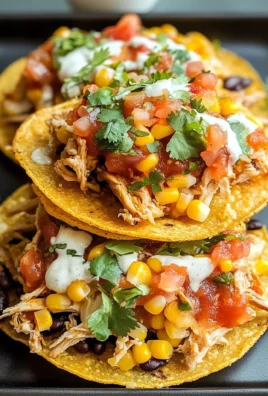 Mexican Rotisserie Chicken Tostadas
