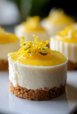 Mini Lemon Cheesecakes