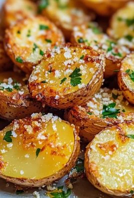 Parmesan Crusted Potatoes with Garlic Butter