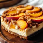 Peach Cobbler Cheesecake