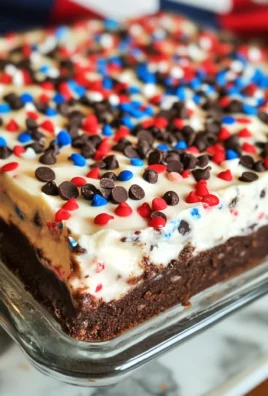 Red White Blue Chocolate Lasagna