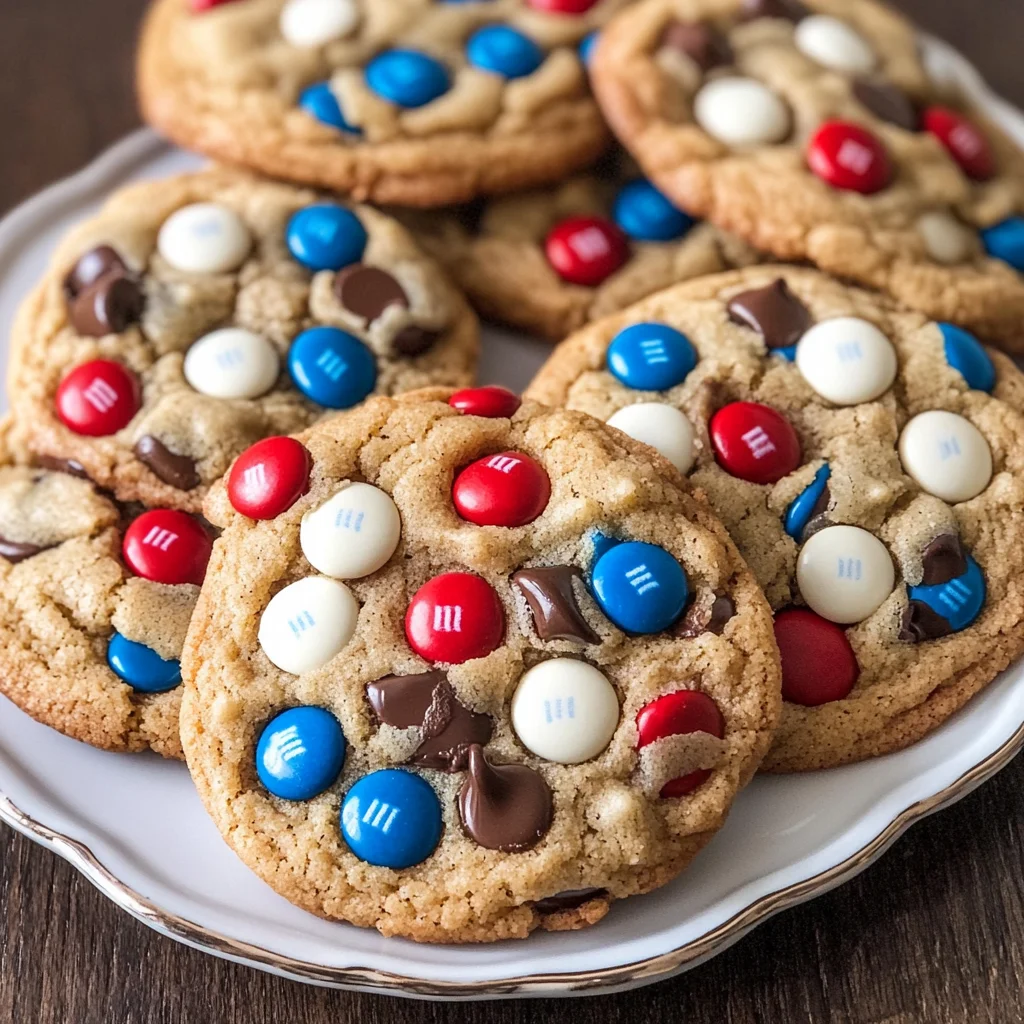 Red, White & Blue Cookies