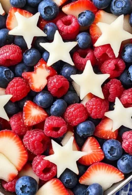 Red, White and Blue Fruit Salad