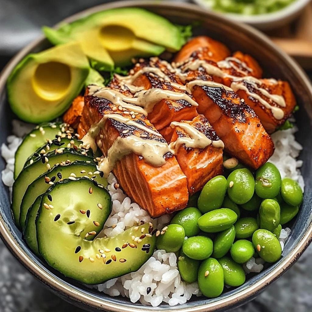 Salmon Rice Bowls
