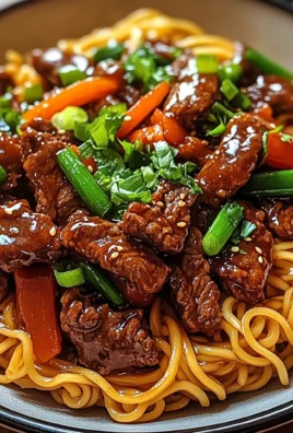 Sticky Beef Noodles