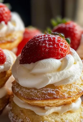 Strawberry Cream Puffs