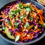 Thai Peanut Crunch Salad with Spicy Lime Dressing