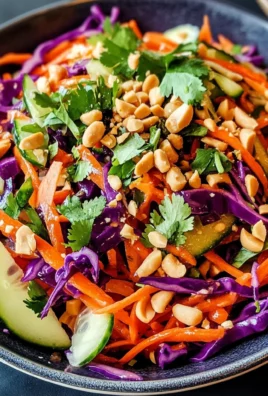 Thai Peanut Crunch Salad with Spicy Lime Dressing