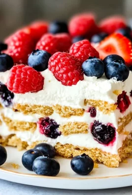 Triple Berry Icebox Cake