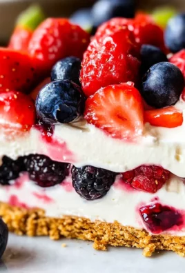 Triple Berry Icebox Cake