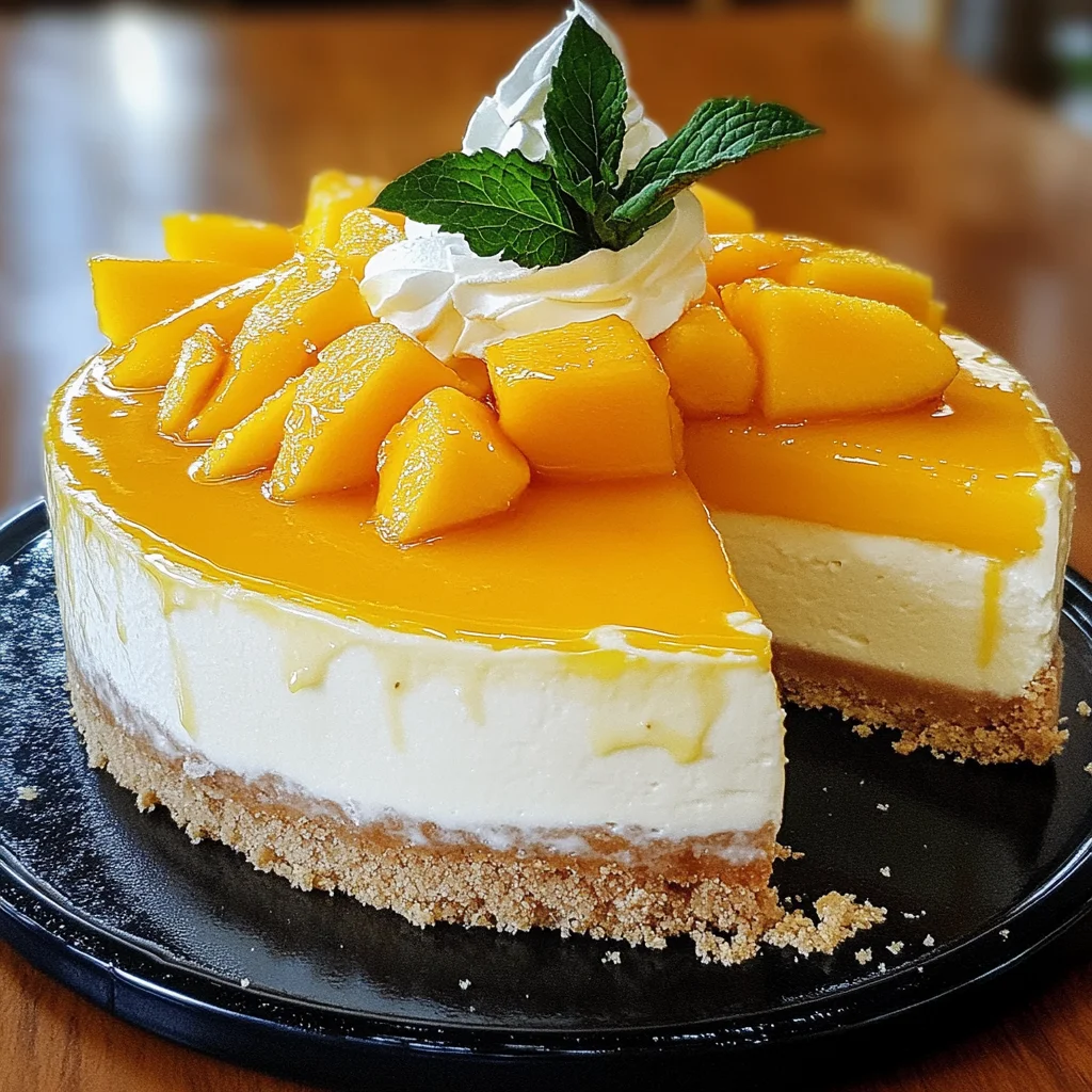 Tropical Mango Cheesecake