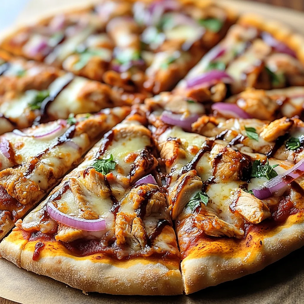 BBQ Chicken Pizza (halal toppings)
