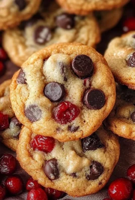 Cherry Chocolate Chip Cookies with Mocha Chips