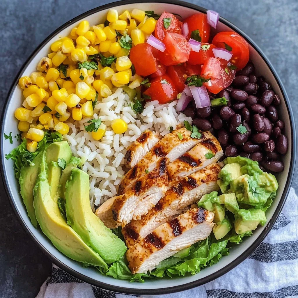 Chicken Burrito Protein Bowl