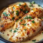 Chicken Fillet in Spicy, Creamy Garlic-Parmesan Sauce