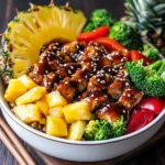 Chicken Teriyaki Pineapple Bowls Recipe