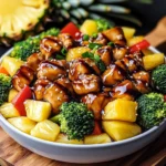 Chicken Teriyaki Pineapple Bowls Recipe