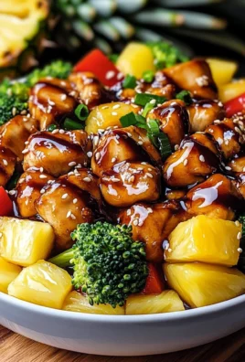 Chicken Teriyaki Pineapple Bowls Recipe
