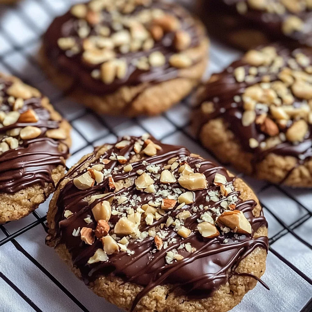 Chocolate Hazelnut Crunch Cookies
