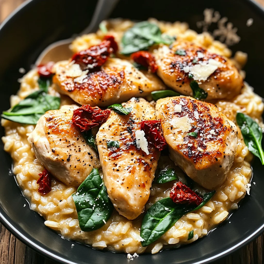 Creamy Chicken Risotto Recipe