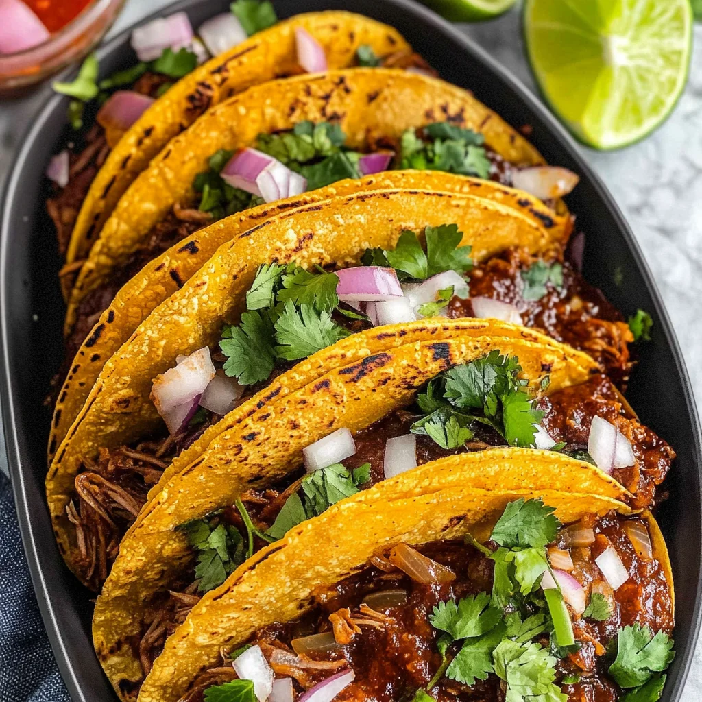 Crock Pot Birria Tacos