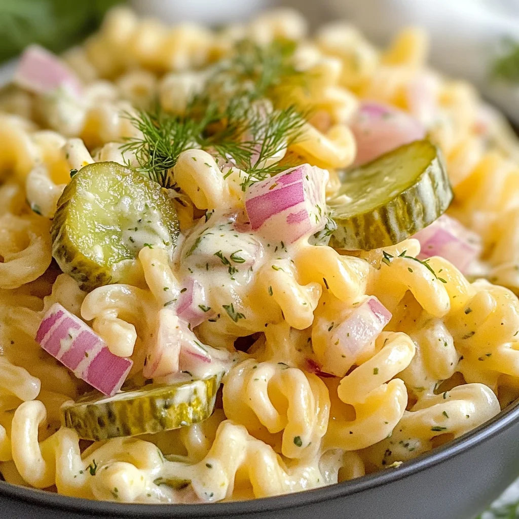 Dill Pickle Pasta Salad Recipe: The Ultimate Tangy and Creamy Side Dish